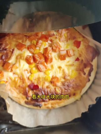 孩子想吃披萨再也不用出去买了,自己在家几分钟就搞定!#大希地披萨 #披萨 #美食。