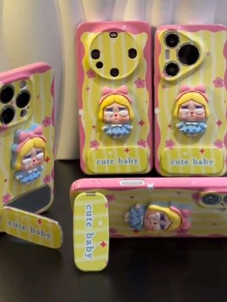 立体哭娃支架,适用苹果16手机壳iPhone15小米14vivoppo华为p70套潮#强烈推荐 #每日分享 #手机壳 #看过来 #这也太好看了