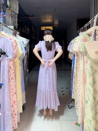 好看的碎花裙在她家买,质量好,还便宜#夏季穿搭 #夏季必备 #碎花裙 #源头实力厂家