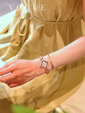 Colevkie幸运四叶草女士手表2025新款时尚手表女送女友#四叶草手表#送女朋友的礼物#女士手表#情人节礼物#送老婆的礼物