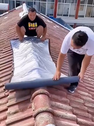 丁基加厚防水胶,带彩钢瓦房楼屋顶裂缝补漏止漏贴,耐高温抗老化#防水补漏贴#实用又方便#生活好帮手