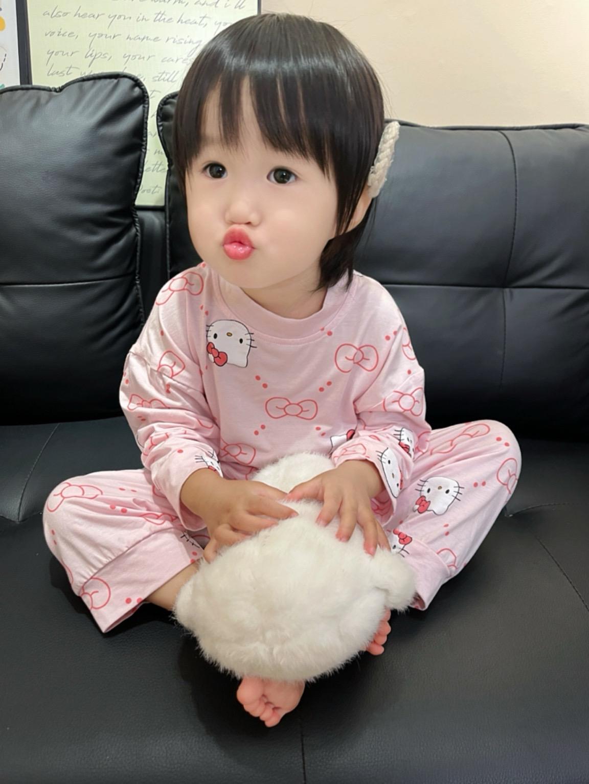 超可爱的睡衣家居服#儿童睡衣#儿童家居服#生个女儿就要这样穿 #面料柔软舒适 #萌娃穿搭