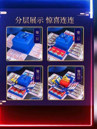 生日惊喜盒子男士礼盒网红款爆炸礼盒送老公男生男朋友创意礼物盒