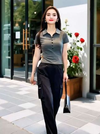 时尚套装#休闲套装#气质穿搭 #减龄穿搭 #夏日一周穿搭不重样