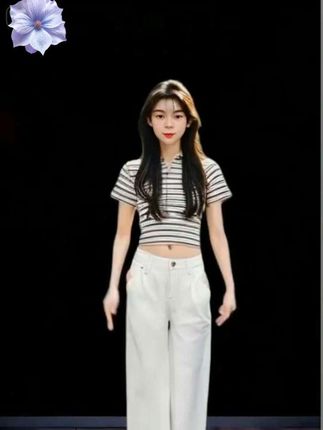 全新面料秋季冬窄版阔腿喇叭牛仔裤女宽松直筒垂感显瘦裤加绒加厚#轻奢女装#时尚穿搭#显瘦穿搭#阔腿裤推荐