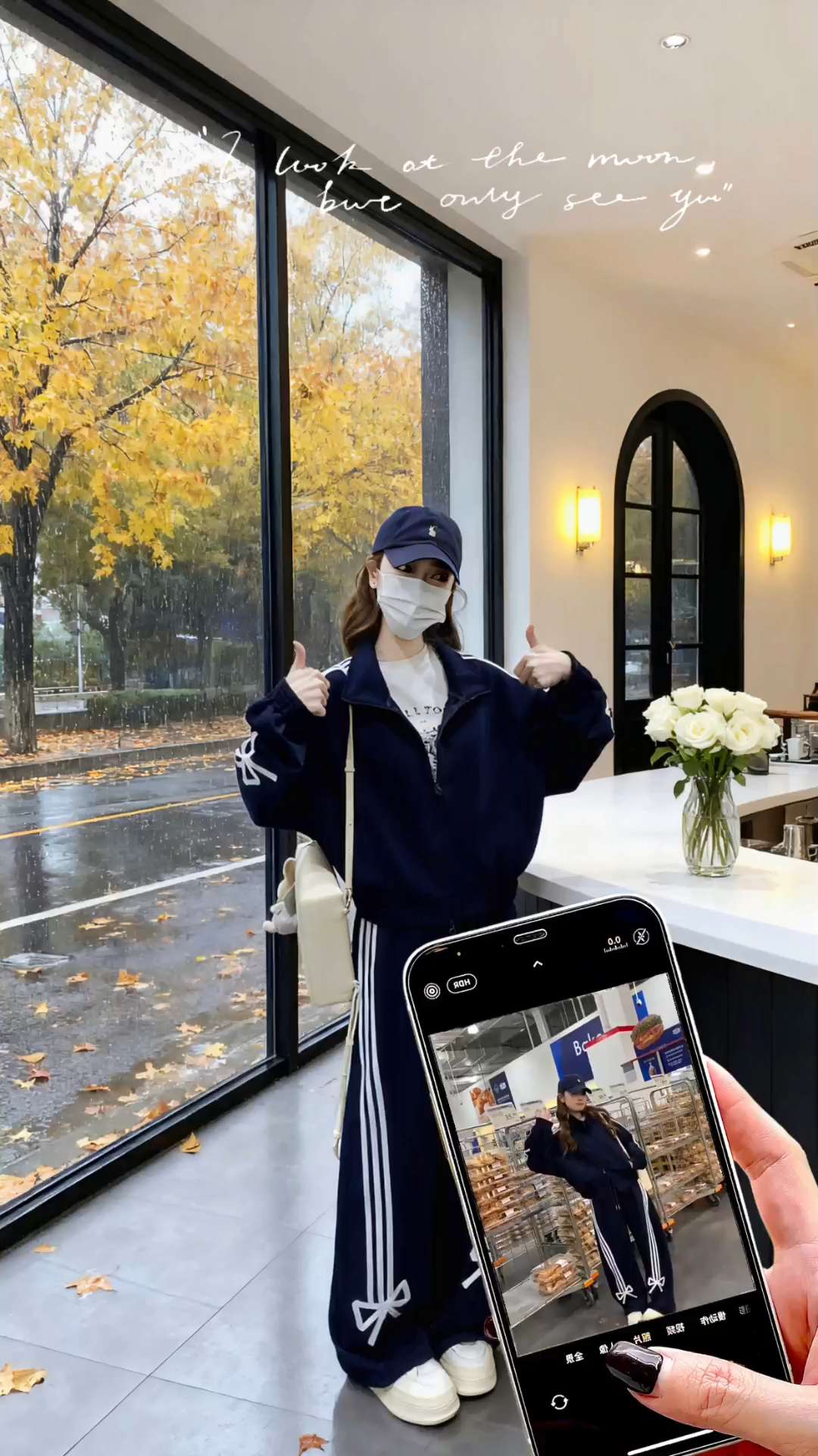 洋气两件套 设计感休闲运动套装女2025新款时尚洋气慵懒风卫衣阔腿裤子两件套#秋冬穿搭和饰品搭配来了 #不同人搭配衣服的区别 #沉浸式秋季购物分享@抖音