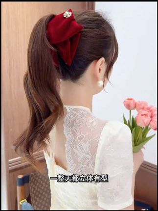 这款丝绒赫本夹我可真的爱了呀#优雅气质 #精致女人必备 #头饰发饰