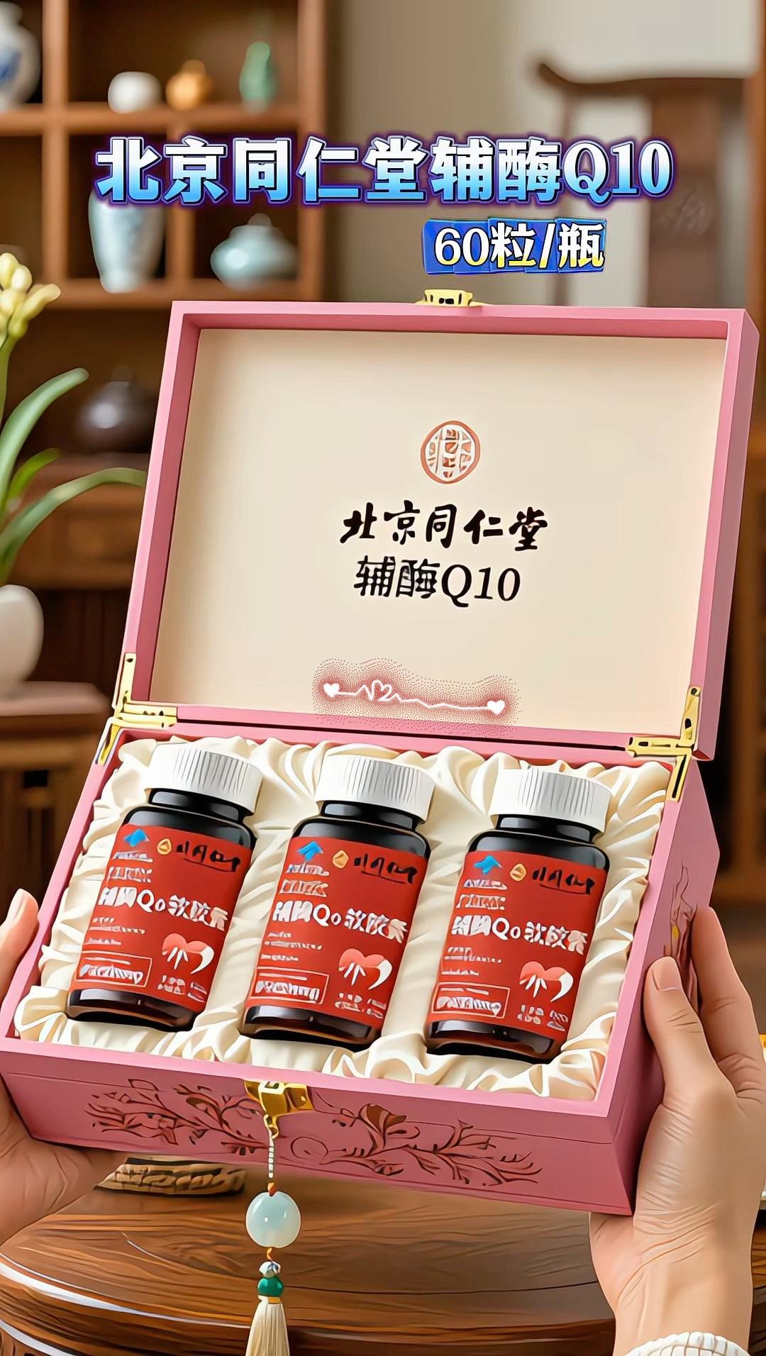 北京同仁堂辅酶Q10。北京同仁堂秉持百年匠心,推出全新辅酶Q10产品。作为老字号出品,该产品从原料筛选到生产工艺均经过严格把控,确保每一粒都品质精良。 产品一瓶含60粒,既适合日常自己养护,也可作为贴心礼品赠予亲人,是兼顾实用与心意的优质之选,赶紧入手!#北京同仁堂 #辅酶Q10 #厂家直发品质保证 #超便宜超划算 #自用好物分享