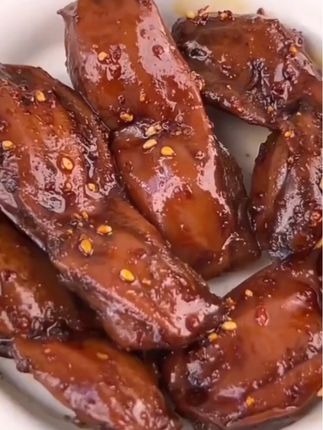 支持试吃一个 香辣五香鸭胗 #卤味#鸭胗 #鸭胗零食 #美味