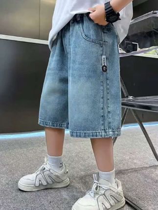 男童牛仔五分裤 谁穿谁好看#源头实力厂家 #夏装新款 #强烈推荐 #谁穿谁好看 #无限回购的宝藏单品