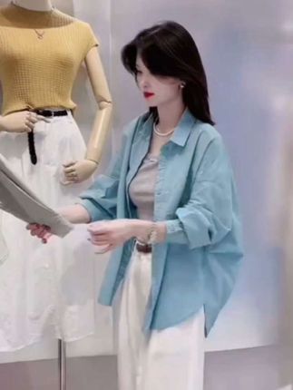 #女装 #上衣 #外套 #女装穿搭 #衬衫穿搭