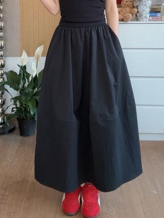 设计师款花苞裙女2025春夏新款松紧腰A字显瘦遮肉洋气流行半身裙#半身裙 #梨形身材穿搭 #花苞裙 #花苞裙推荐 #流行半身裙