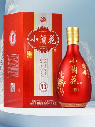 杏沁【小兰花30】杏花特产清香型原浆白酒53度礼盒装53%Vol500ml*6#小兰花 #杏花村酒 #清香型白酒 #纯粮食酒 #送礼佳品