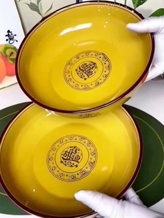 # 2个装陶瓷大汤碗#复古风格 #美观实用 #陶瓷餐具