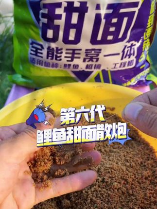 第六代鲫鱼甜面黑坑散炮。#爆护饵料 #钓鱼才是抖音运动顶流 #2025dou来钓鱼 #黑坑鲫鱼 #鲫鱼散炮