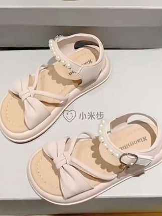 巴布豆女童凉鞋2025夏季新款软底中大童时尚沙滩鞋儿童女孩公主鞋#公主鞋 #女童凉鞋 #沙滩凉鞋 #夏季新款#好鞋推荐