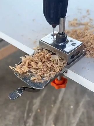 英珀工具铰链开孔器定位打孔器带快速夹 用限位环铰链钻头#木工好帮手 #铰链开孔器 #实用工具#省时省力效率高 @D0U十小助手