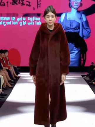 #新冬款时尚洋气海宁毛皮大衣#高端大气上档次 #真好看