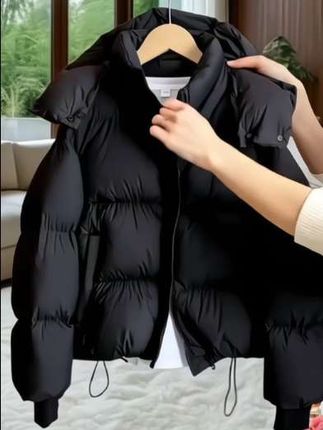 #比冬天先来的是暖系流光 羽绒棉服女短款2025新款爆款洋气加厚棉衣面包服外套宽松冬季棉袄#穿搭 #秋冬穿搭 #保暖又好看 #好物推荐🔥 @抖加🔥上热门🔥dou+🔥热点宝