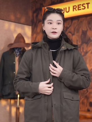 GuuRest/古休2025秋季新品长款经典百搭宽松可拆卸帽骑兵风衣Z#中长款大衣 #中长款风衣外套 #风衣男 #夹克外套 #夹克男