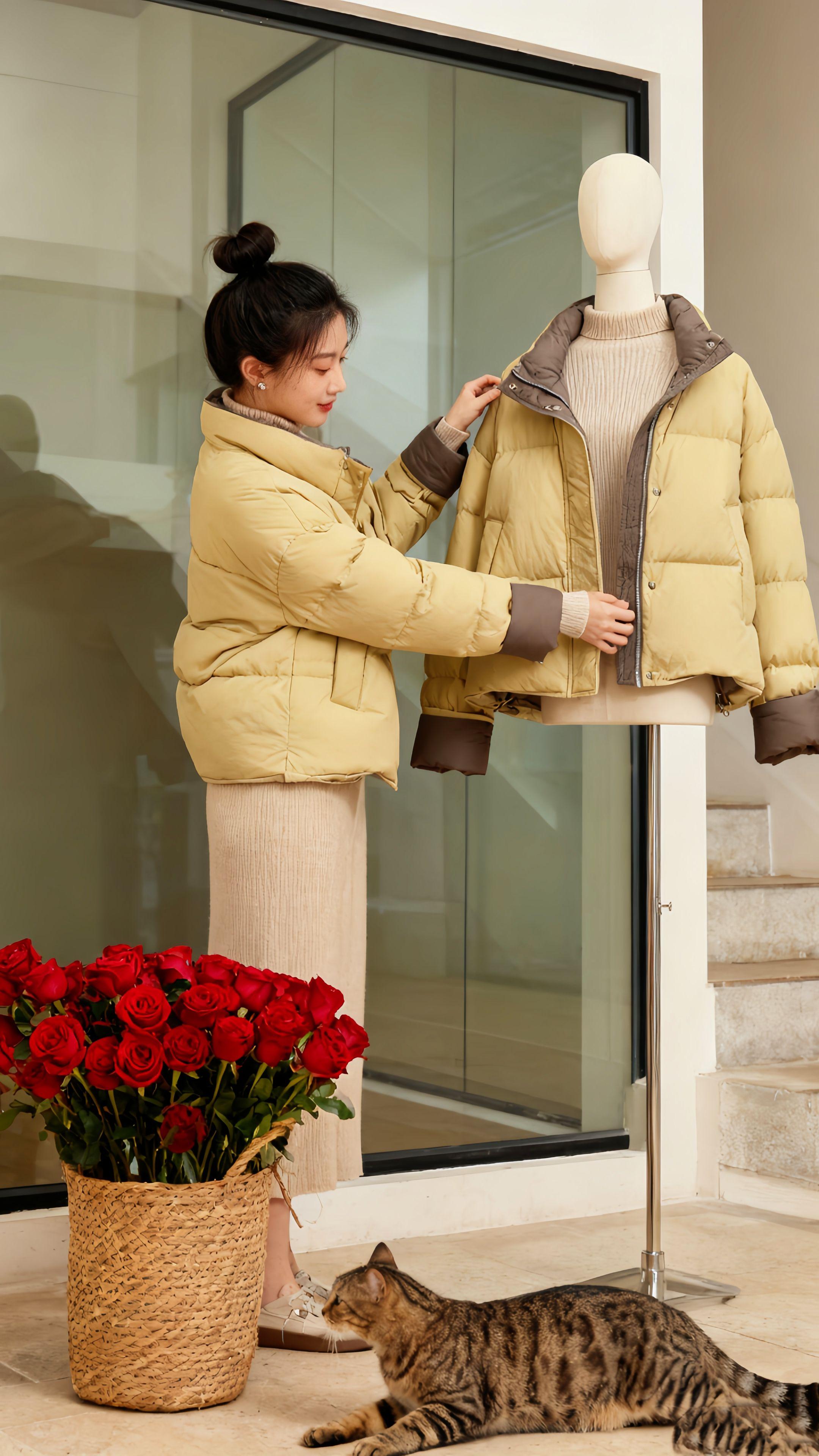 #韩系穿搭 #小个子穿搭 #加厚外套