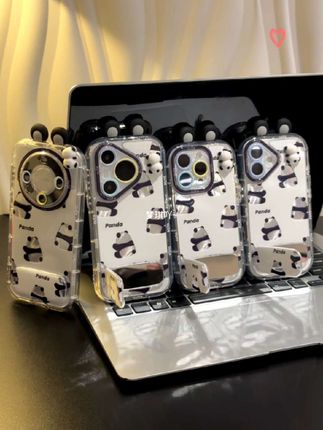 熊猫耳朵镜子支架手机壳来啦~#好物推荐🔥 #防摔手机壳 #手机壳 #网红手机壳 #潮牌手机壳