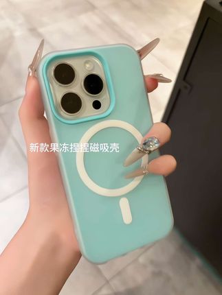 多巴胺色果冻捏捏壳#创意手机壳 #这个手机壳真的长在我心巴上了 #是时候安排一下了