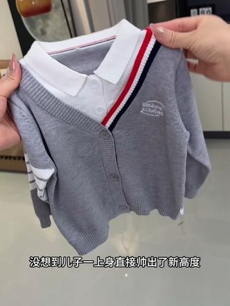 #针织衫 #儿童穿搭#秋款穿搭 #高品质童装#学院风穿搭