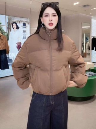 #强烈推荐 #外套穿搭 #温柔穿搭 #欧韩穿搭 #时髦穿搭 秋冬短款羽绒服