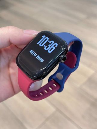 撞色设计真的是我的心头好呀! #好物推荐🔥 #颜值高 #智能穿戴 #iWatch#表带