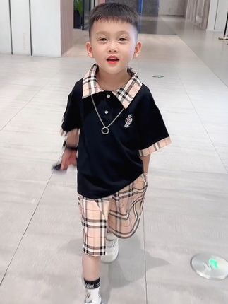 儿童时尚休闲polo衫套装来啦,不用纠结怎么搭配了,这一套巨舒服又好看 #高品质童装 #萌娃穿搭 #夏季新款 #面料柔软舒适
