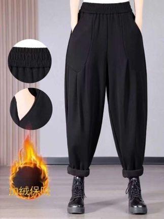 #休闲百搭 #宽松有范 #洋气穿搭 #裤子#哈伦裤