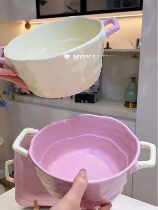 高颜值#双耳面碗 #美观实用 #居家好物