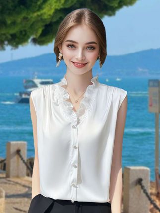 #夏季穿搭 #优雅气质 #百搭上衣 #气质优雅大方 #衬衫穿搭