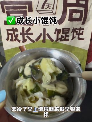 5分钟就能给宝贝做一碗小馄炖!7种口味天天不重样,宝宝很爱吃了,采用的冻干锁鲜工艺,都是独立小包装,带出门冲泡也很方便! #宝宝爱吃 #宝宝辅食#本家良田 #早餐吃什么 #宝宝馄饨