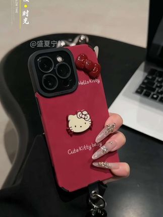 @DOU+上热门 什么事不说?不代表我傻!只是我任务。#手机壳#高级感 #手机壳推荐 轻奢瞳眼可爱KT适用苹果17PROMAX华为vivo小米oppo手链手机壳@DOU+小助手 @巨量千川