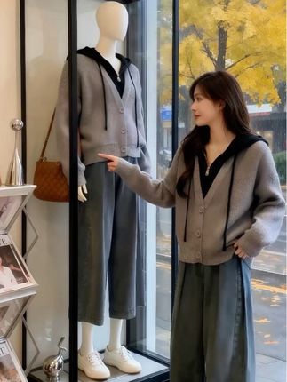 假两件上衣#高级感穿搭 #时尚气质穿搭 #简约穿搭 #通勤搭配 #休闲减龄穿搭