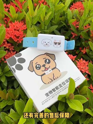 给毛孩子戴上智能定位器,就是多了一份安全保障。#萌宠好物#宠物走丢 #宠物智能项圈