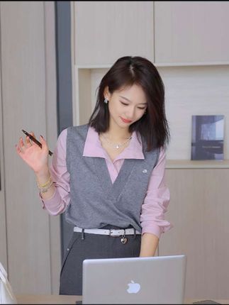 #假两件针织衫 #假两件上衣 #高品质女装 #柔软亲肤