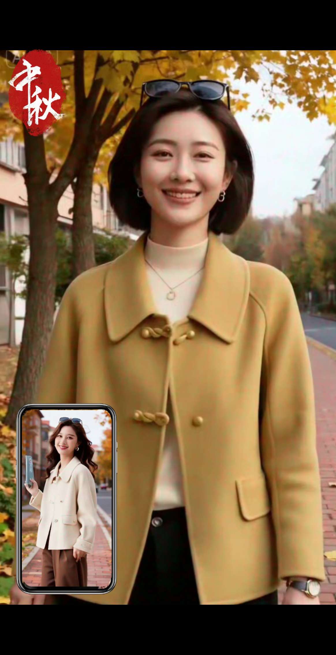 《秋意中的雅致邂逅》午后,雨涵身着黄色双面绒大衣,信步于室内打造的秋日都市公园小径。两侧缤纷花卉依旧肆意绽放,明黄的热烈、粉柔的娇俏、紫韵的典雅,与泛黄秋叶交织成一幅灵动的秋之图景。 小径蜿蜒通向澄澈湖水,粼粼波光中倒映着远处高楼的剪影,恰似城市与自然在此刻温柔交融。她放缓步履,大衣绒面在光线里晕染出柔和光泽,模拟秋风掠过,裹挟着细碎叶响,这一刻,外界的喧嚣仿佛被彻底隔绝,唯有眼前这方静谧的秋日小天地,将她温柔包裹。 #秋日穿搭氛围感天花板 #早秋韩系穿搭模板直接抄 #小个子初秋显瘦穿搭指南 #三分钟get早秋时髦感 @抖加🔥上热门🔥dou+🔥热点宝 @抖音创作灵感 @抖音创作小助手