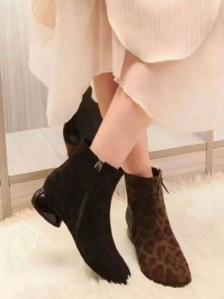 软底软面时尚短靴#时尚短靴 #软底软面穿上超舒服 #好穿不累脚 #防滑耐磨 #百搭鞋子