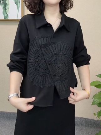 2025秋季新款时尚显瘦气质洋气百搭拼接打底上衣衬衣#穿搭 #显瘦穿搭 #气质这一块拿捏死死的 #气质女神 #时尚 @抖音小助手 @抖音能量站 @DOU+上热门 @上热门🔥🔥🔥