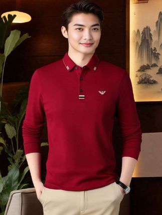 #男士穿搭#男士长袖卫衣 #男士Polo衫#内搭外穿都好看 #商务休闲