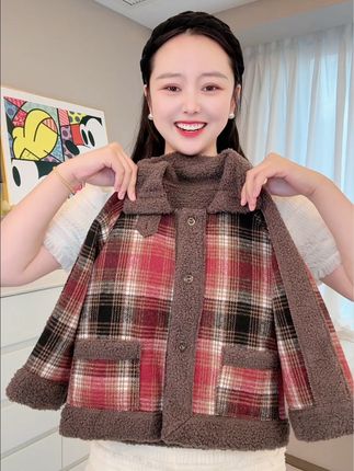 二十几块钱竟然买到了加绒的毛呢格子大衣,关键巨高品,反季太划算了#加绒大衣 #高品质童装 #气质范 #反季清仓 #毛呢外套