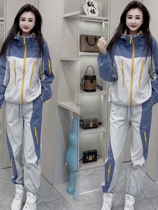 2025春季新款时尚套装女宽松大码气质显瘦网红高档洋气高级两件套#女装#时尚百搭#舒适休闲#简单大方