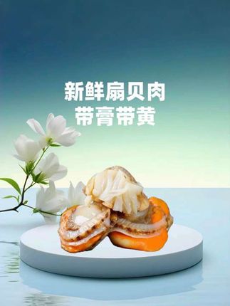 新鲜扇贝肉,产地直发,没有中间商差价,39.9¥到手5斤。#扇贝肉 #海鲜 #海鲜原产地 #原产地直发