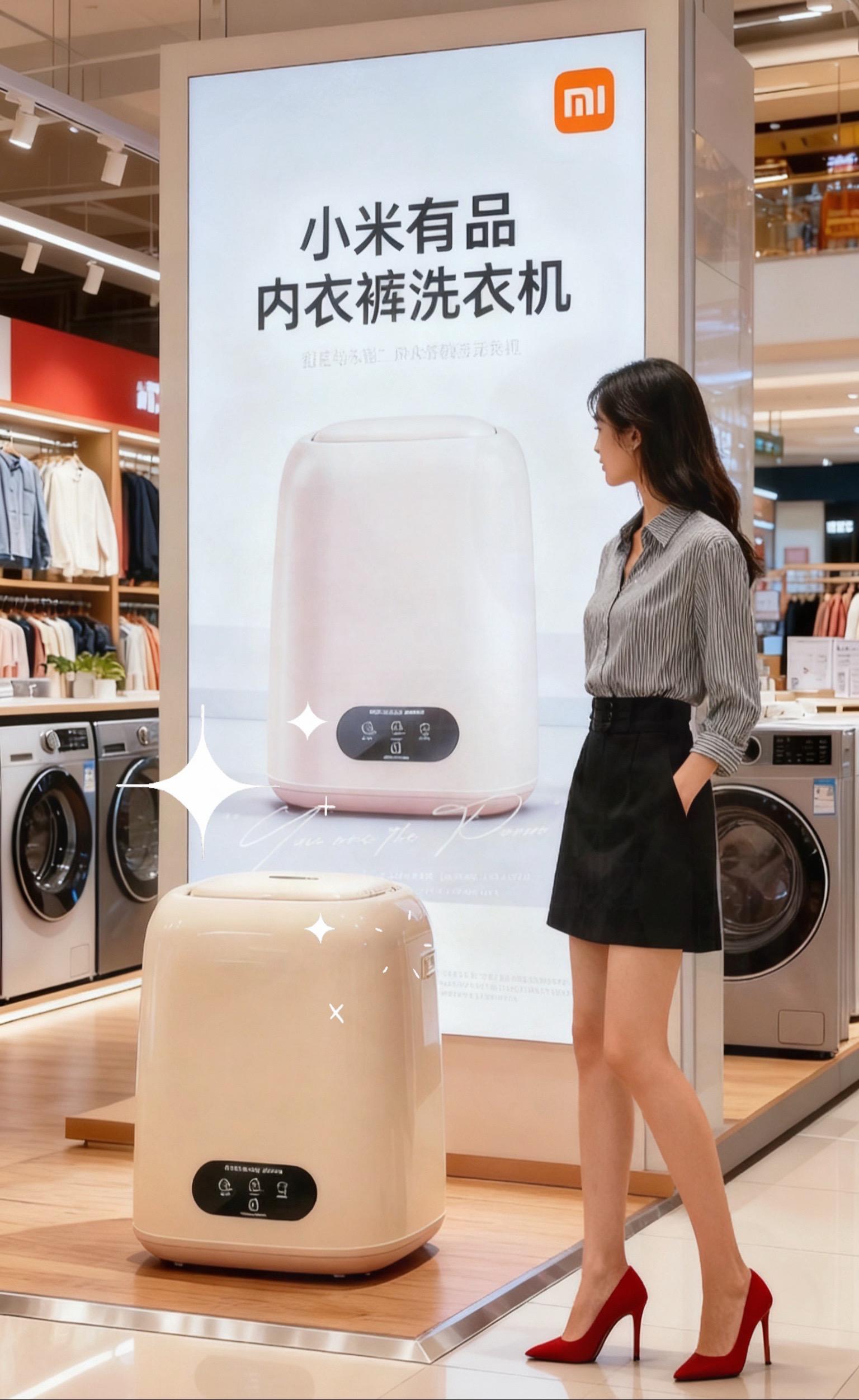 宝子们!发现个解放双手的宝藏好物✨小米有品生态链的内衣内裤洗衣机,真的戳中我心巴了~ 它是半自动的,专门用来洗内衣、内裤、袜子,甚至宝宝衣物也能放心洗~洗脱一体超方便,省得我手动拧干,懒人狂喜🎉 每次换下来的贴身衣物,往里面一丢,选择对应的模式,就能开启洁净之旅~洗得贼干净,那些难搞的污渍也能轻松搞定,而且还很呵护衣物,不会洗变形。 体积小巧,放在浴室、阳台都不占地方,颜值也高,摆在那都像个小摆件~有了它,再也不用为洗贴身衣物发愁啦,精致女孩/宝妈都该拥有👏#好物推荐🔥
