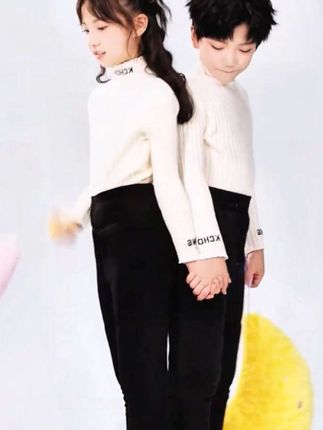 儿童加厚加绒保暖羊毛裤#儿童加厚加绒裤子 #加厚加绒羊毛保暖裤#羊毛加厚加绒儿童保暖裤