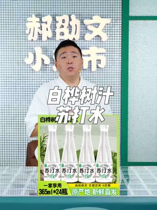白桦树汁苏打水到手一箱24瓶你看才啥价,只要不涨价,这个夏天我家就喝它了!#白桦树汁 #苏打水 #好喝不贵 #口感特别好 #饮品推荐