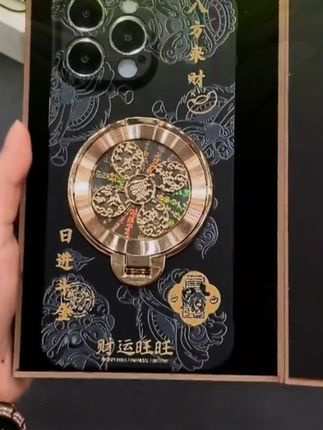 高颜值金属漆风生水起旋转支架无边框适用苹果vivo华为opp#高颜值手机壳 #潮牌手机壳 #手机壳推荐 #无边框手机壳 #创意手机壳